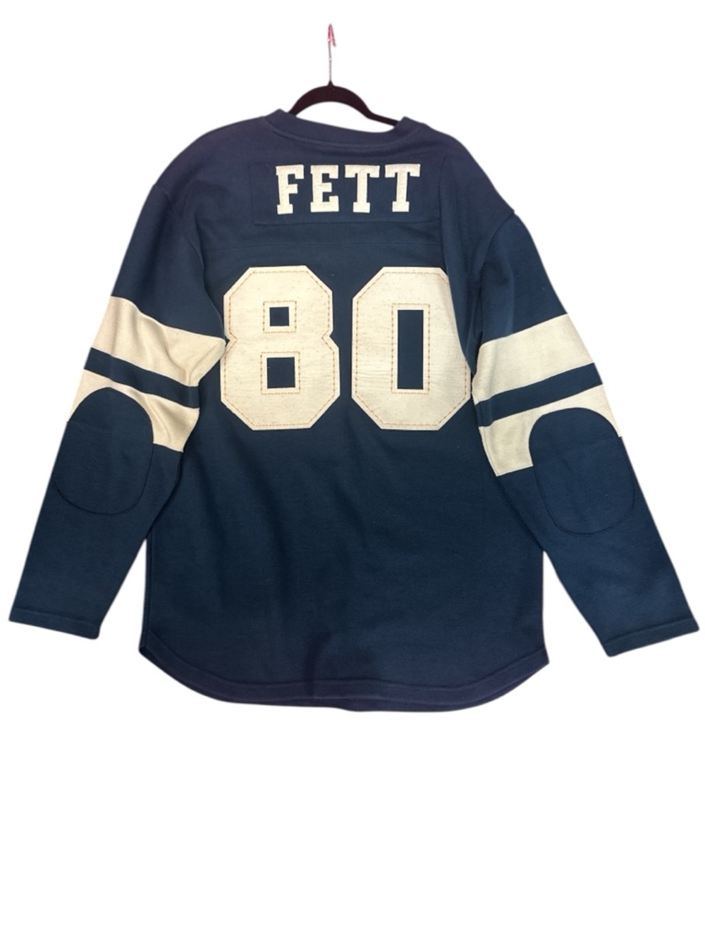 Star Wars Navy Blue and White Football Jersey - Number 80 vintage collectible - Picture 6 of 6